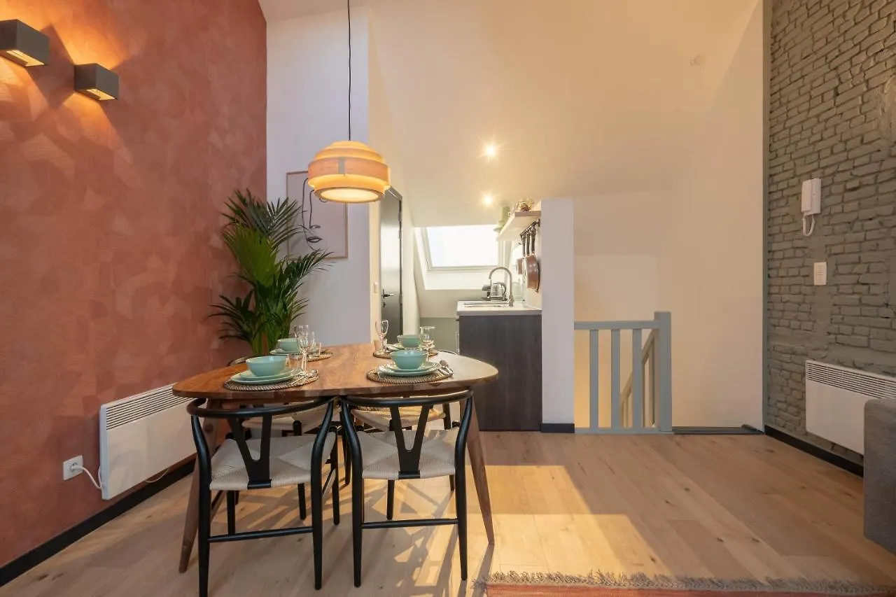 Apartment Ferienwohnung Pink Pigeon Antwerpen Belgien